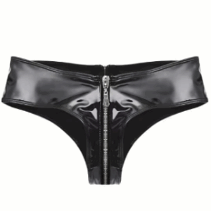 Zipper Open Panty