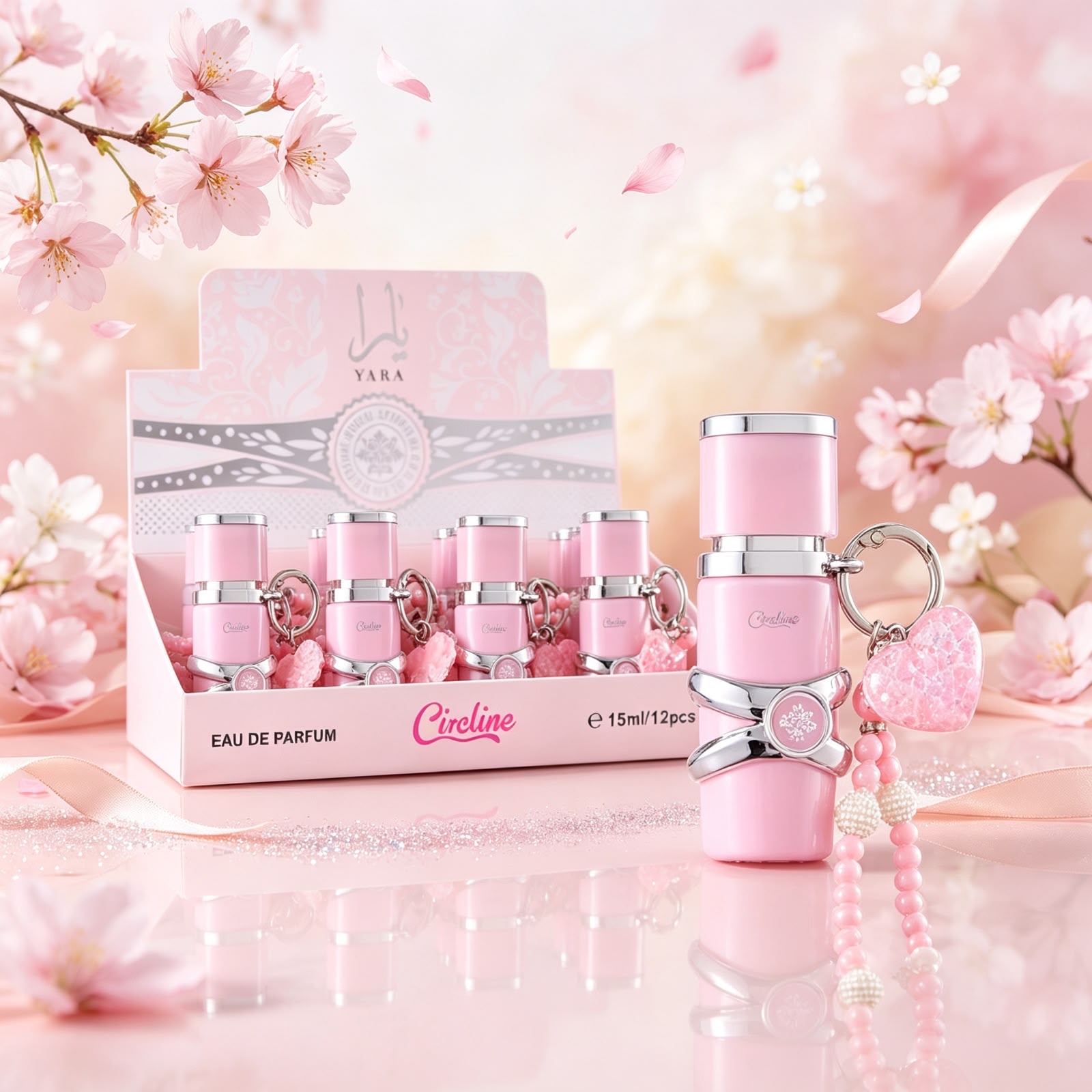 15 Ml Keychain Perfume – Lattafa yara pink